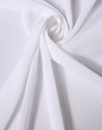 Dolce & Gabbana White Silk Neck Wrap Shawl Stole 200cm x 64cm  Scarf