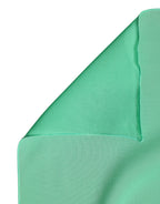 Dolce & Gabbana Green Silk Neck Wrap Shawl Stole 200cm x 64cm  Scarf