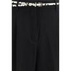 Max Mara Black Triacetate Dress Pants