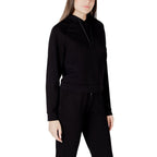 Armani Exchange Black Viscose Hoodie