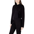 Armani Exchange Black Viscose Hoodie