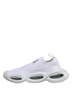 Dolce & Gabbana White Slip On Wave Low Top Sneakers Shoes
