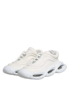 Dolce & Gabbana White Slip On Wave Low Top Sneakers Shoes