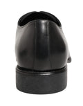 Dolce & Gabbana Black Calfskin Leather Derby Men Dress Shoes