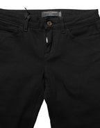 Dolce & Gabbana Black Queen Embroidery PRETTY Denim Jeans