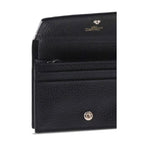 Valentino Garavani Black Calf Leather Bos Taurus Wallet
