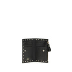 Valentino Garavani Black Calf Leather Bos Taurus Wallet
