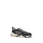 Fendi Multicolor Calf Leather Bos Taurus Athletic Sneakers