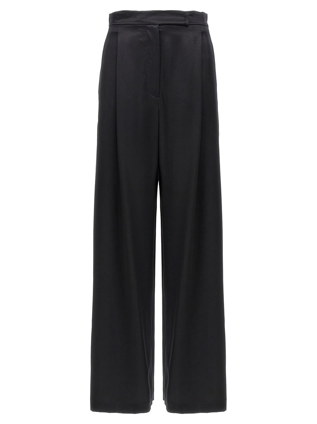 Max Mara Black Silk Casual Pants