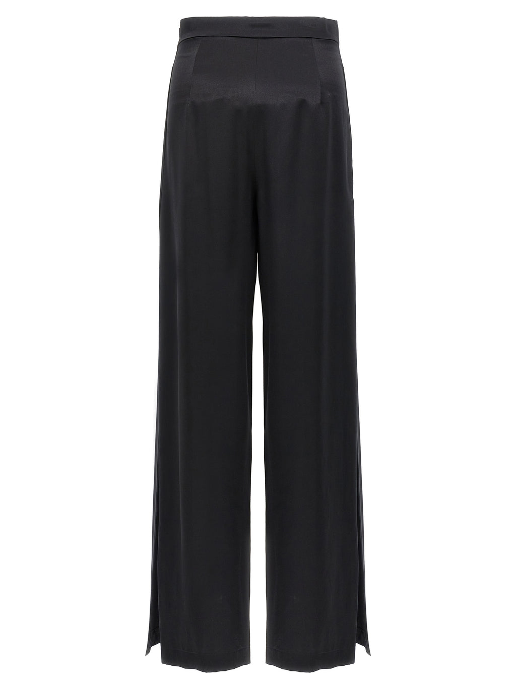 Max Mara Black Silk Casual Pants