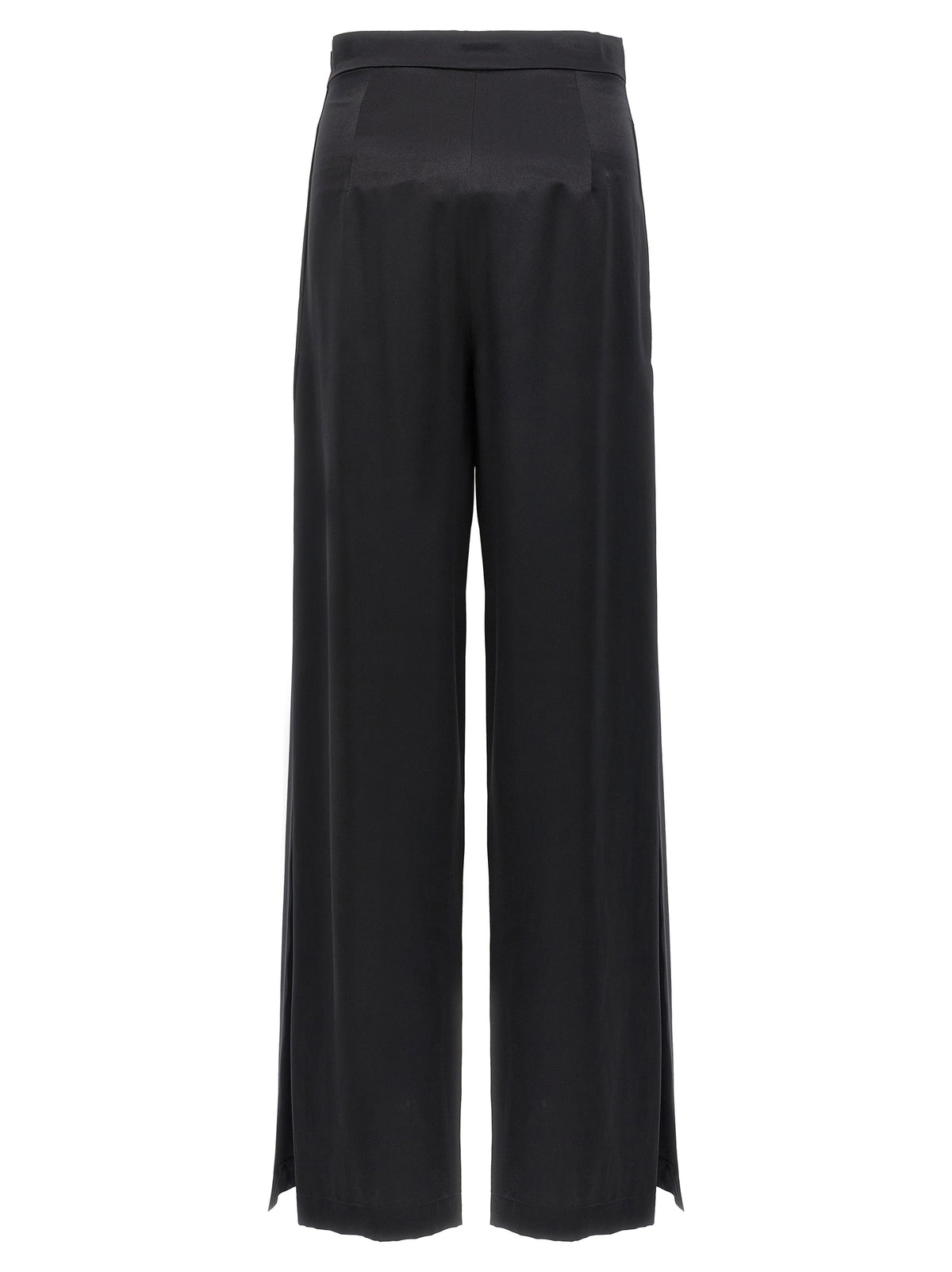 Max Mara Black Silk Casual Pants