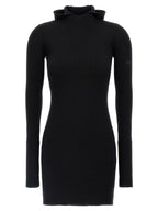 Fendi Black Wool Short Dress