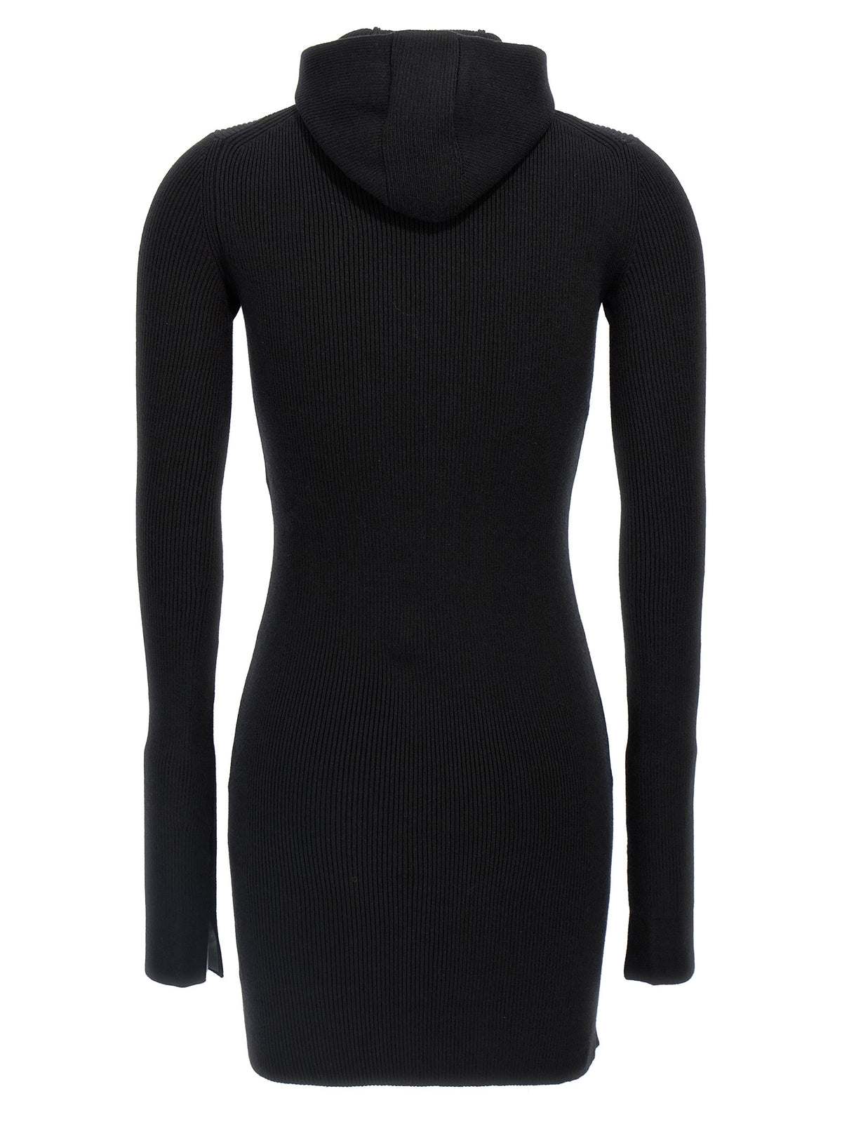 Fendi Black Wool Short Dress