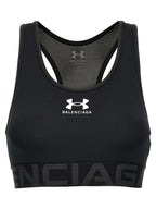 Balenciaga Black Polyester Sport Bra