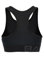 Balenciaga Black Polyester Sport Bra