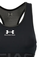 Balenciaga Black Polyester Sport Bra