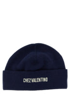 Valentino Garavani Blue Cotton Beanie