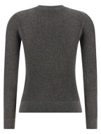 Max Mara Gray Silk Cardigan