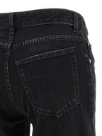 Balenciaga Black Cotton Flared Jeans