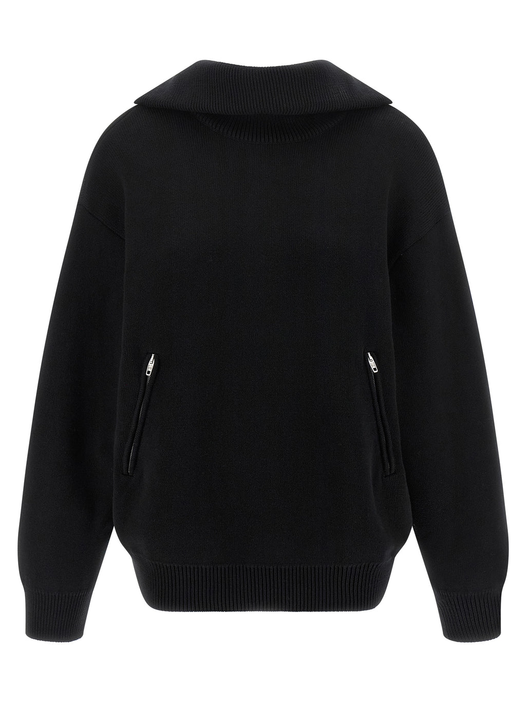 Balenciaga Black Cotton Cardigan