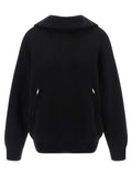 Balenciaga Black Cotton Cardigan