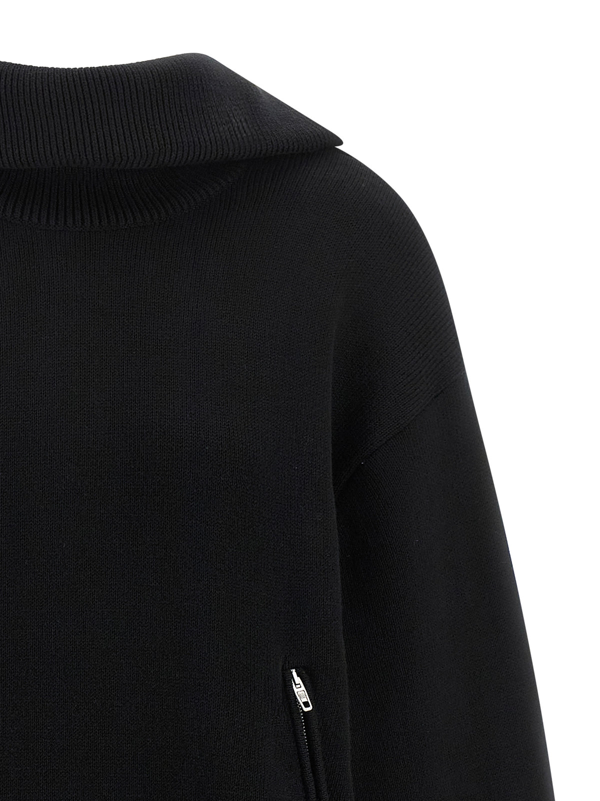 Balenciaga Black Cotton Cardigan