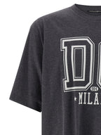 Dolce & Gabbana Gray Cotton T-Shirt