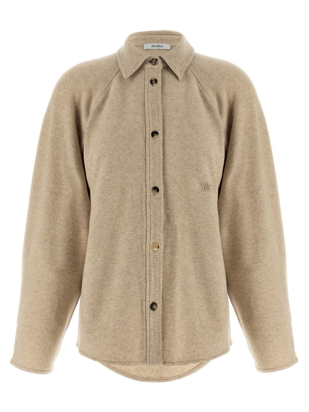 Max Mara Beige Cashmere Blouse