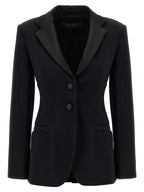 Max Mara Black Viscose Blazer