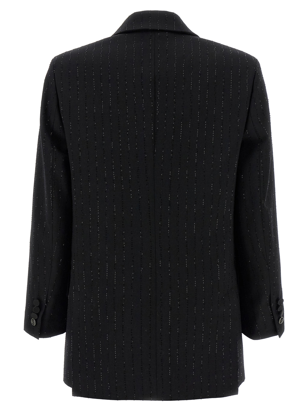 Max Mara Black Virgin Wool Blazer