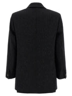 Max Mara Black Virgin Wool Blazer