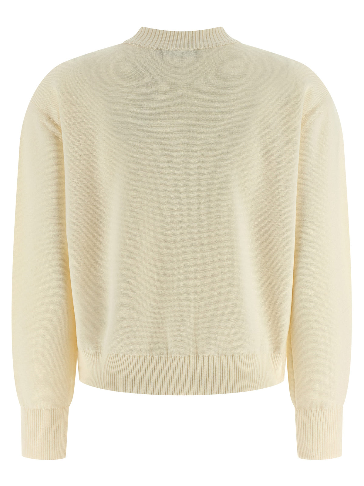 Max Mara White Virgin Wool Cardigan