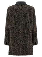 Max Mara Multicolor Virgin Wool Shell Jacket