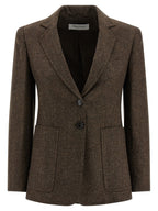 Max Mara Brown Virgin Wool Blazer
