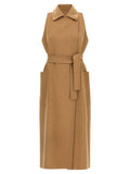 Max Mara Beige Wool Coat