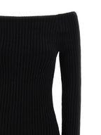 Max Mara Black Wool Long Dress