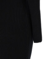 Max Mara Black Wool Long Dress