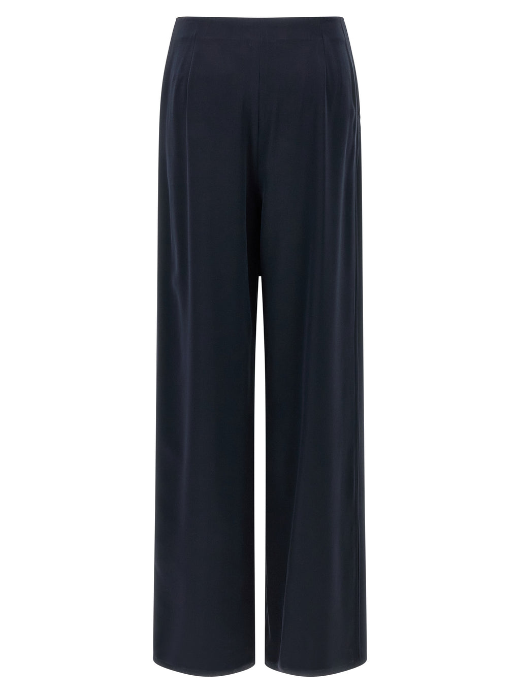 Max Mara Blue Silk Casual Pants