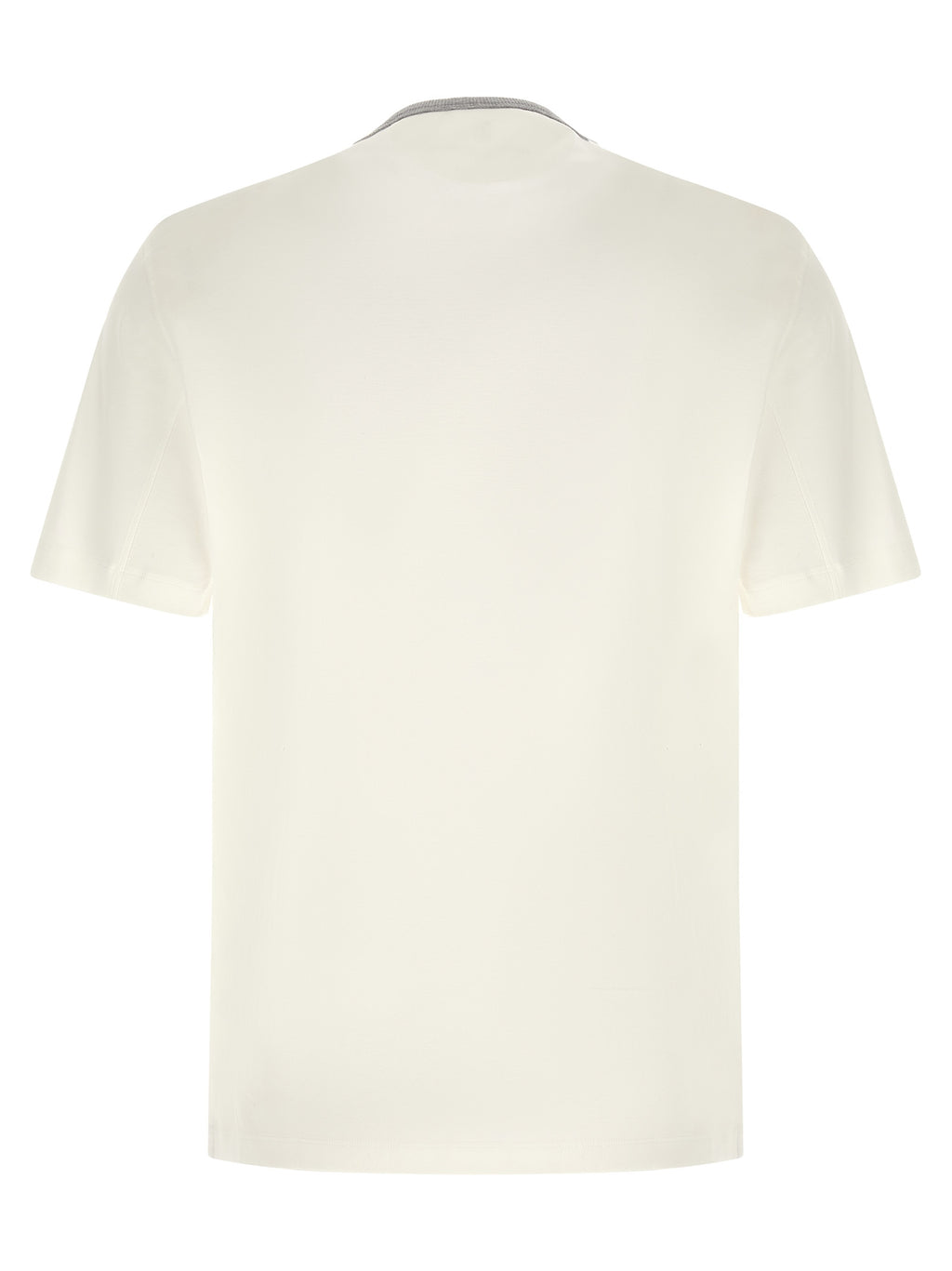 Brunello Cucinelli White Cotton T-Shirt