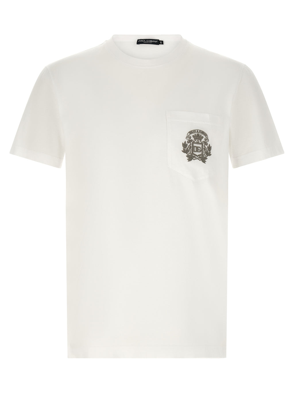 Dolce & Gabbana White Cotton T-Shirt