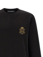Dolce & Gabbana Black Cotton Sweatshirt