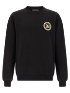 Dolce & Gabbana Black Cotton Sweatshirt