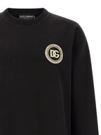 Dolce & Gabbana Black Cotton Sweatshirt