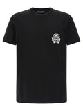 Dolce & Gabbana Black Cotton T-Shirt