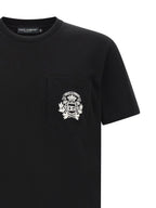 Dolce & Gabbana Black Cotton T-Shirt