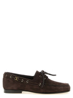 Valentino Garavani Brown Cowhide Slip-On Loafers