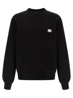 Dolce & Gabbana Black Cotton Sweatshirt