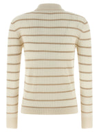 Max Mara Beige Cashmere Polo Shirt