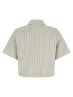 Max Mara Beige Cotton Full-Length Jacket