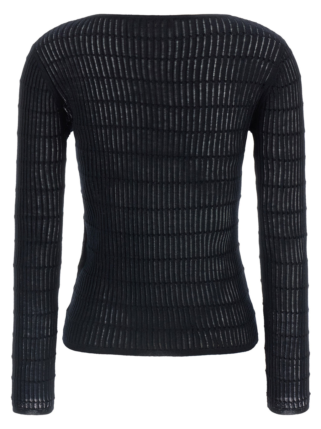 Max Mara Blue Silk Cardigan